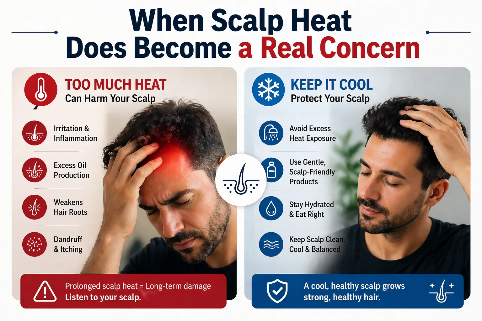 When Scalp Heat Does Become a Real Concern
