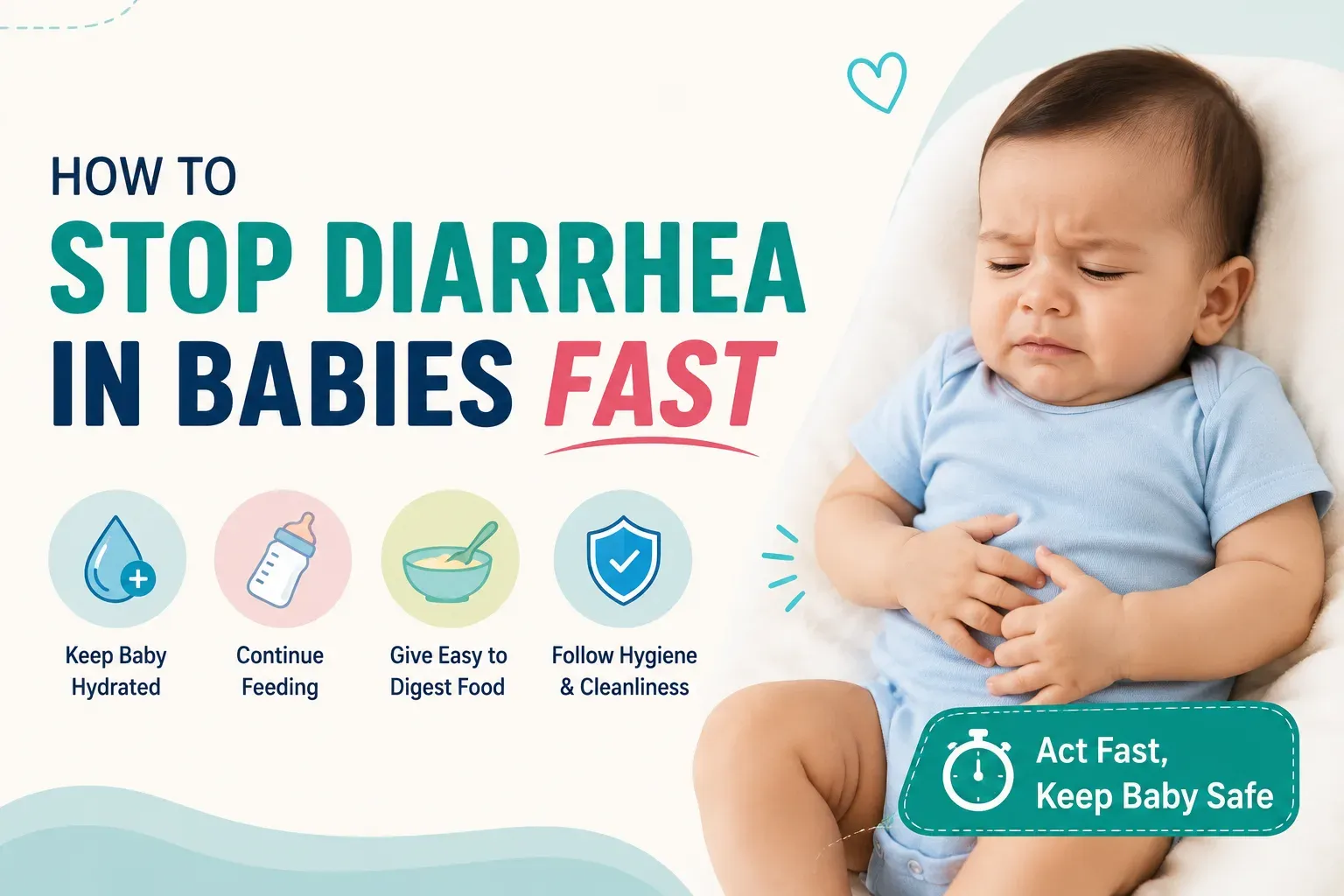 Preventing diarrhea and reducing recurrence